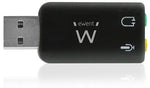 Adaptador de audio Ewent sonido virtual 3d 5.1 · USB 2.0