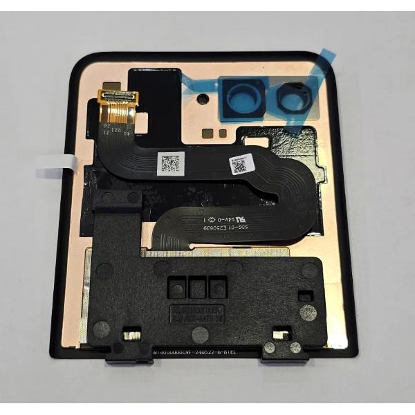 Tapa trasera superior lcd para Motorola Razr 50 Ultra XT2451 mas tactil negro 5D68C24593 Service Pack