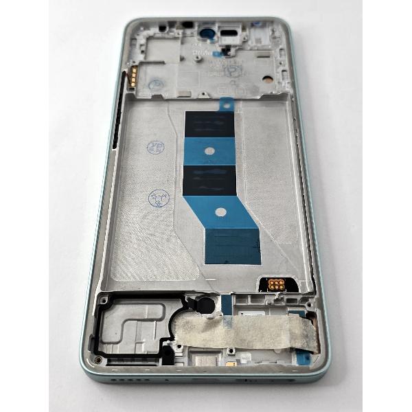 Pantalla lcd para Xiaomi Poco M7 Pro 5G mas tactil negro con marco verde claro compatible TFT