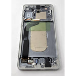 Pantalla lcd para Samsung Galaxy S25 Edge SM-S937B mas tactil negro con marco plata GH82-37224A Service Pack