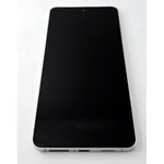 Pantalla lcd para Samsung Galaxy S25 Edge SM-S937B mas tactil negro con marco plata GH82-37224A Service Pack