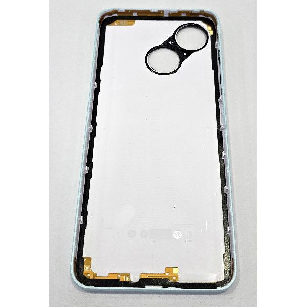 Tapa trasera o tapa bateria azul para ZTE Blade A35E con cubierta de camara