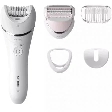 Depiladora Philips Epilator Series 8000 BRE710/ con Batería/ 6 Accesorios - PixelPlaza