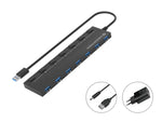 Hub USB 3.2 Conceptronic hubbies19bp 7 puertos