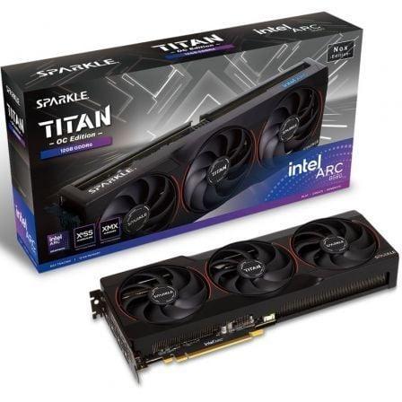 Tarjeta Gráfica Sparkle Intel Arc B580 Titan Nox OC Edition/ 12GB GDDR6 - PixelPlaza