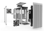 Caja ordenador gaming ATX be quiet! pure base 500dx white tira LED argb frontal · cristal templado · 3x ventilador 140