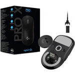 Ratón Gaming Inalámbrico Logitech PRO X Superlight/ Batería recargable/ Hasta 25600 DPI/ Negro - PixelPlaza