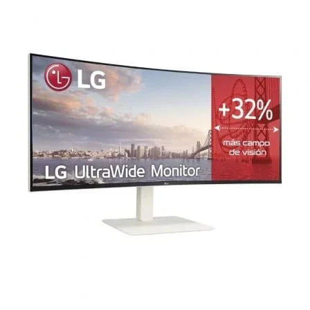 Monitor Profesional Ultrapanorámico Curvo LG UltraWide 38WR85QC-W 37.5"/ WQHD+/ Multimedia/ Blanco - PixelPlaza