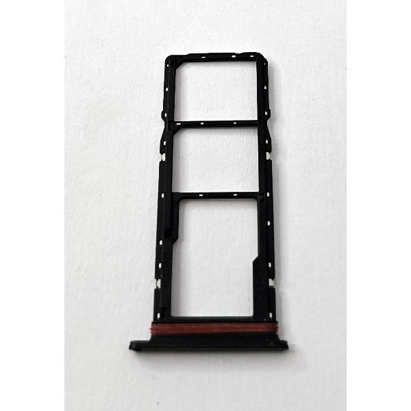 Soporte o bandeja sim negra Dual sim para ZTE Blade A75 4G calidad premium
