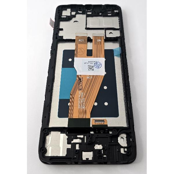 Pantalla lcd para Samsung Galaxy A05 SM-A055F mas tactil negro con marco negro calidad premium