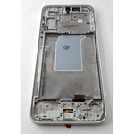 Pantalla lcd para Samsung Galaxy A26 5G A266 mas tactil negro con marco blanco calidad Oled
