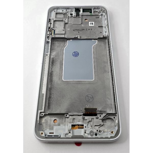 Pantalla lcd para Samsung Galaxy A26 5G A266 mas tactil negro con marco blanco calidad Oled