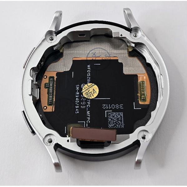 Pantalla lcd para Samsung Galaxy Watch 6 44mm R940 R945 mas tacil negro con marco plata calidad premium