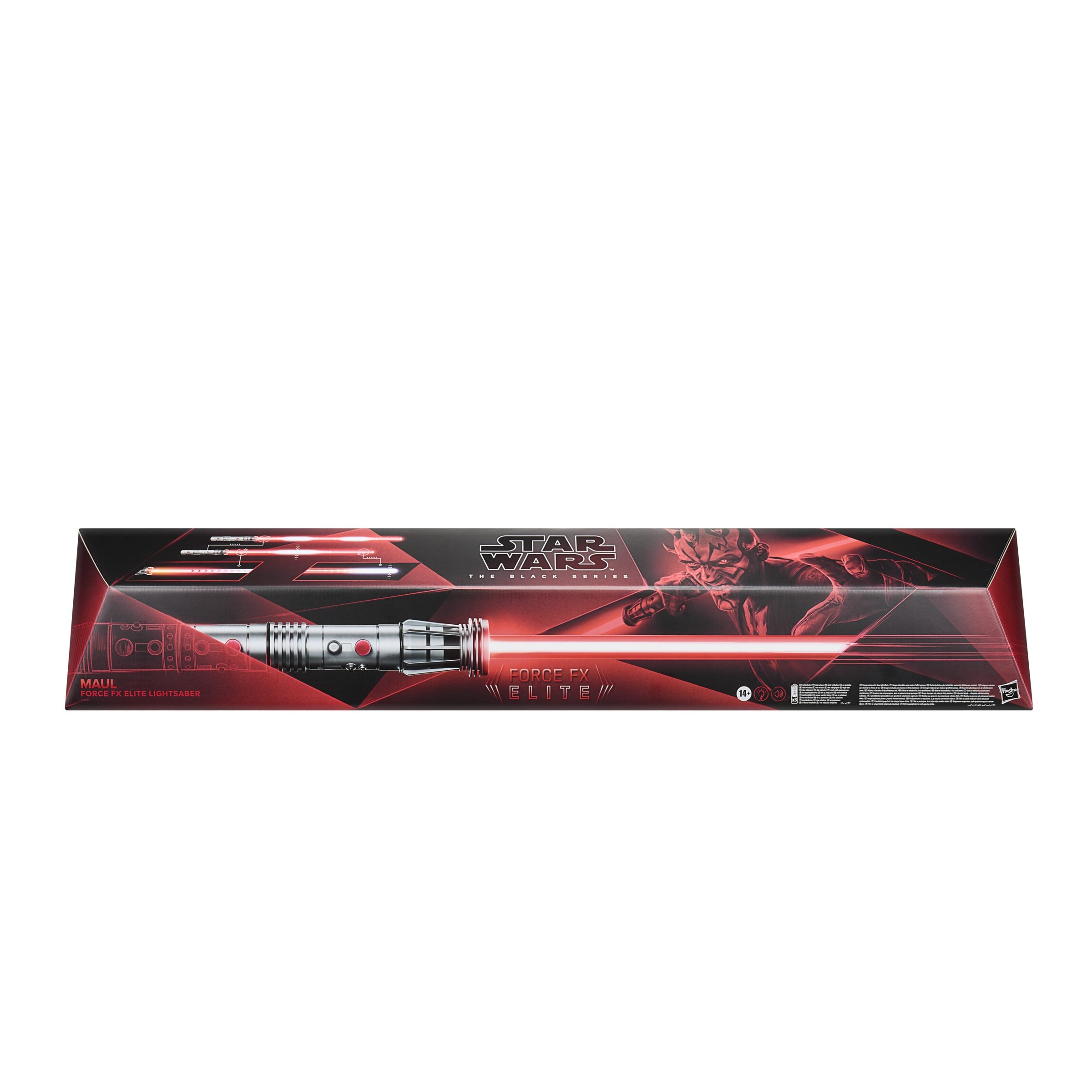 Sable de luz electrónico premium force fx elite Hasbro star wars the black series maul