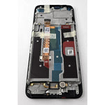 Pantalla lcd para Realme Narzo 50 Realme Narzo 8i mas tactil negro con marco negro 4908405 Service Pack