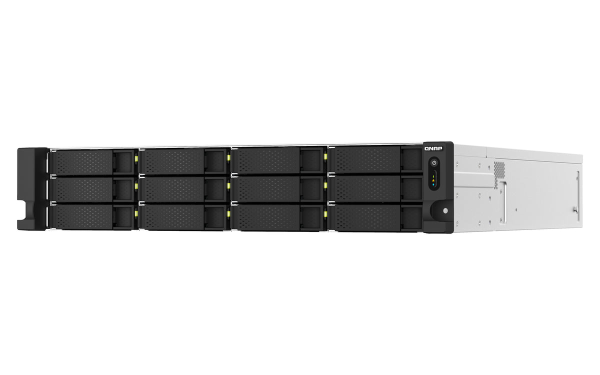 Servidor nas qnap ts - h1887xu - rp - e2336 - 32g 18 bahias 2u rack
