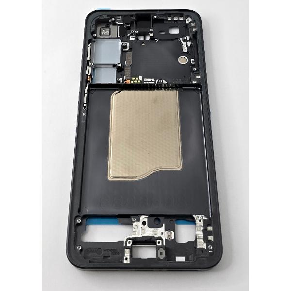 Carcasa o marco central negro para Samsung Galaxy S25 5G S931 GH82-36328E Service Pack