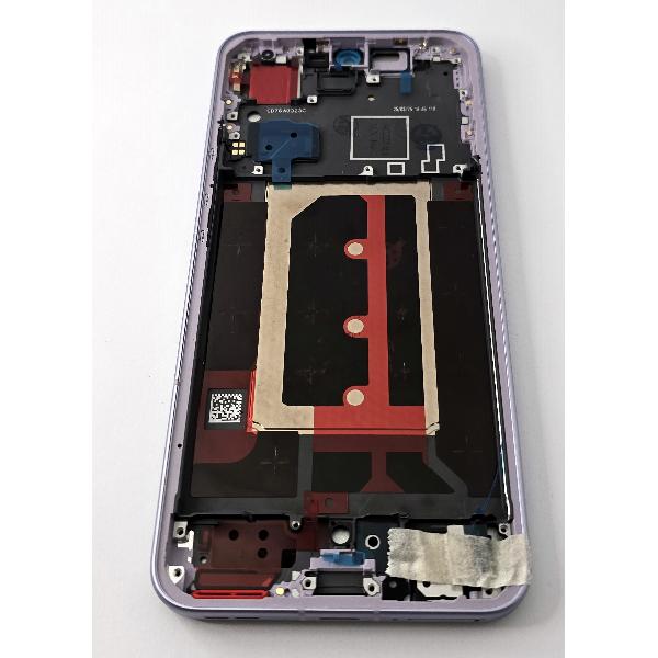 Pantalla lcd para Oppo Reno 13 Pro 5G CPH2697 mas tactil negro con marco morado compatible TFT