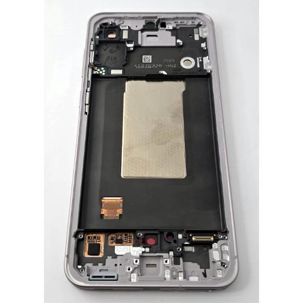 Pantalla lcd para Samsung Galaxy A56 5G SM-A566B tactil negro marco rosa ensamblado GH82-36829D Service Pack