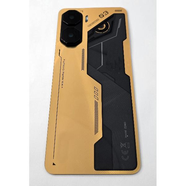 Tapa trasera o tapa bateria amarilla para ZTE Nubia Neo 3 5G con cubierta de camara