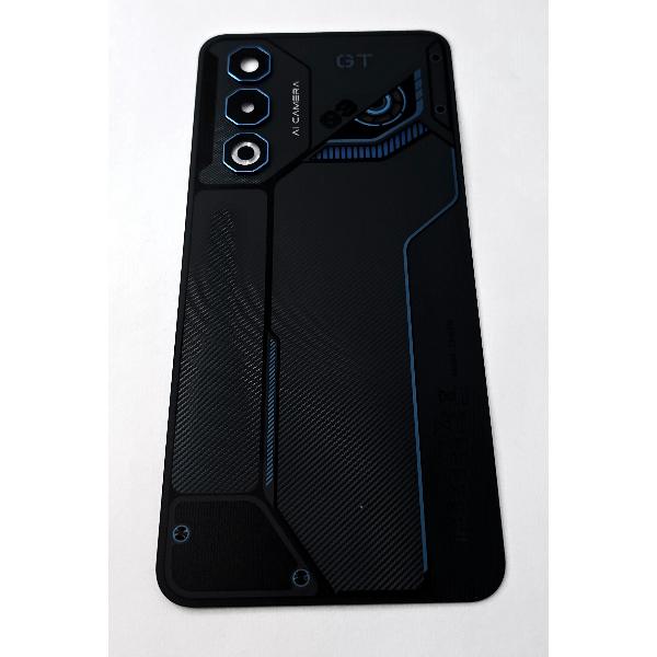 Tapa trasera o tapa bateria negra para ZTE Nubia Neo 3 5G con cubierta de camara