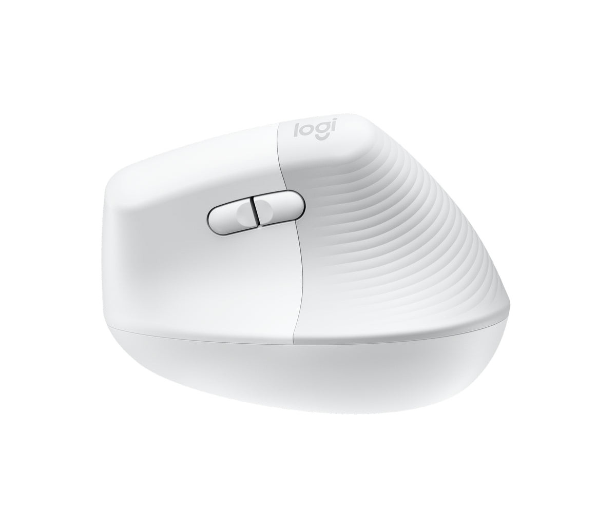 Mouse ratón vertical Logitech lift 6 botones 4000 dpi wireless inalámbrico blanco crudo