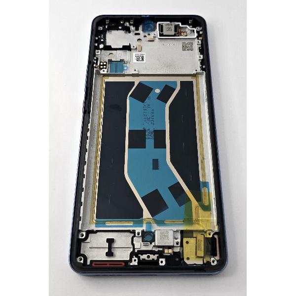 Pantalla lcd para Realme GT 7 mas tactil negro con marco IceSense azul 621029000570 Service Pack