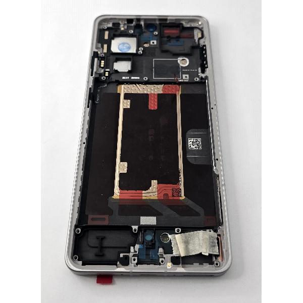 Pantalla lcd para Oneplus 13R 5G mas tactil negro con marco blanco calidad premium