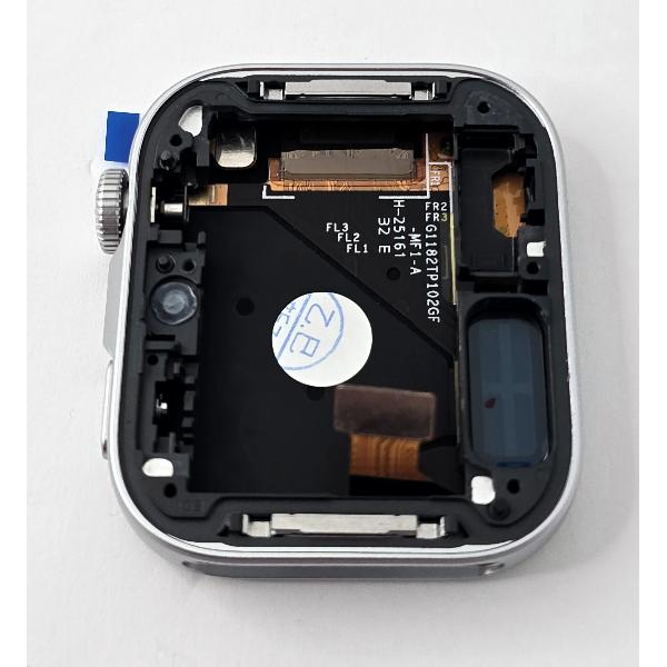 Pantalla lcd para Huawei Watch Fit 4 SYA-B19 mas tactil negro con marco plata calidad premium