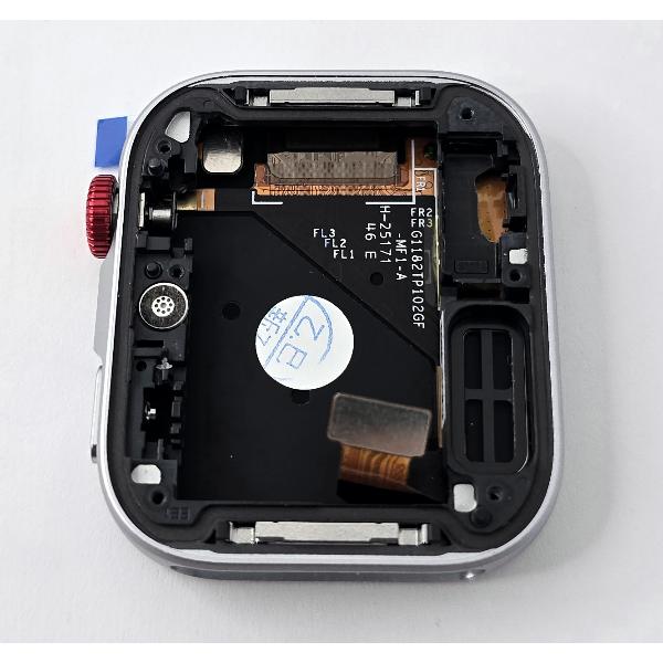 Pantalla lcd para Huawei Watch Fit 4 SYA-B19 mas tactil negro con marco plata oscuro calidad premium