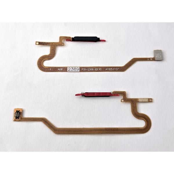 Flex sensor de huella negro para Vivo Y36 calidad premium