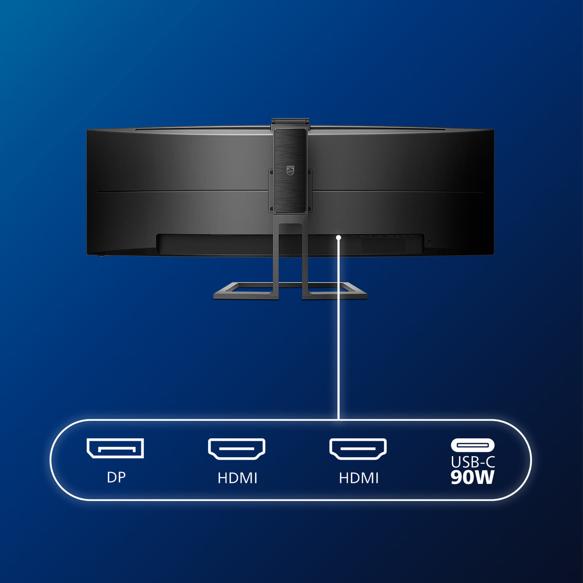 Monitor curvo Philips 499p9h 49 pulgadas 5k