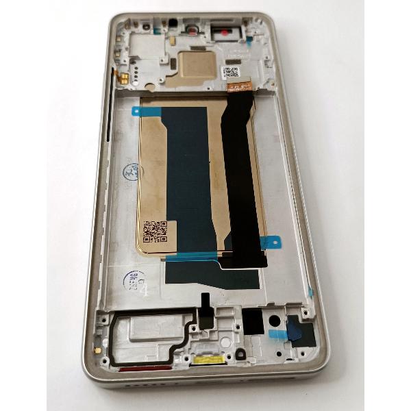 Pantalla para Xiaomi Poco X7 Pro 5G mas tactil negro con marco plata compatible TFT
