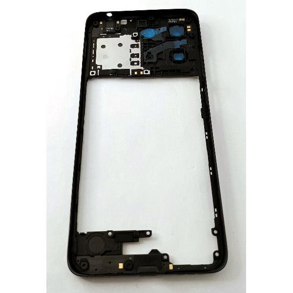 Carcasa o marco central negro para Motorola Moto G15 4G