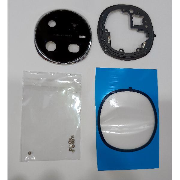 Cristal de camara para Huawei Honor Magic 7 Pro 5G con marco blanco calidad premium