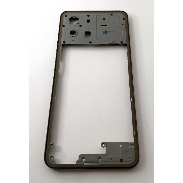 Carcasa o marco central negro para Realme C75 4G RMX3941