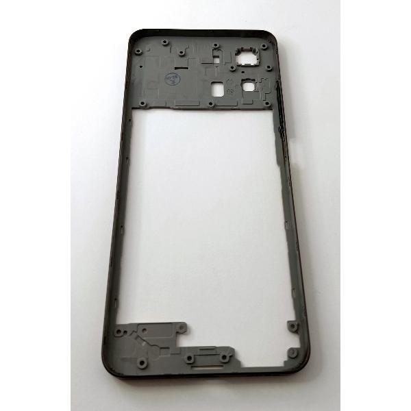 Carcasa o marco central negro para Realme C75 4G RMX3941