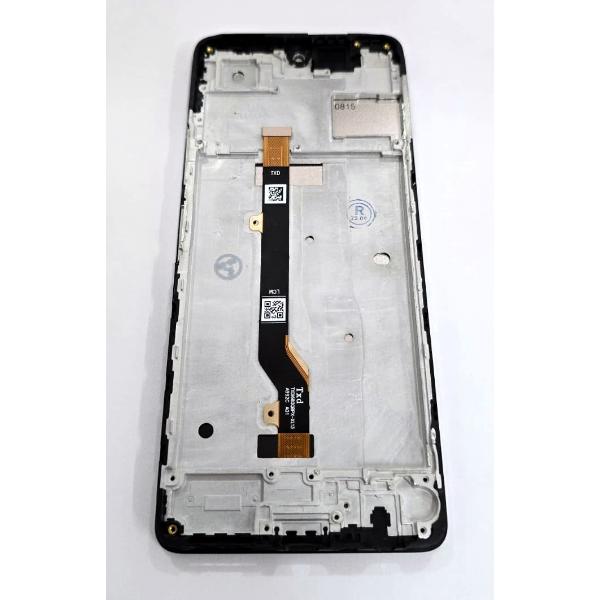 Pantalla lcd para Tecno Pova 5 mas tactil negro con marco negro calidad premium