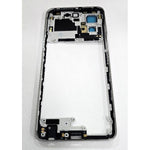 Carcasa o marco central plata para Motorola Moto G73 5S58C22265 Service Pack