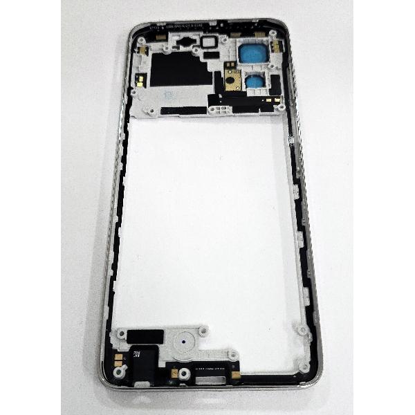 Carcasa o marco central plata para Motorola Moto G73 5S58C22265 Service Pack