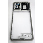 Carcasa o marco central plata para Motorola Moto G73 5S58C22265 Service Pack