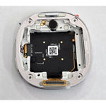Pantalla lcd para Samsung Galaxy Watch 8 44mm SM-L330 mas tactil negro con marco plata GH82-37680B Service Pack