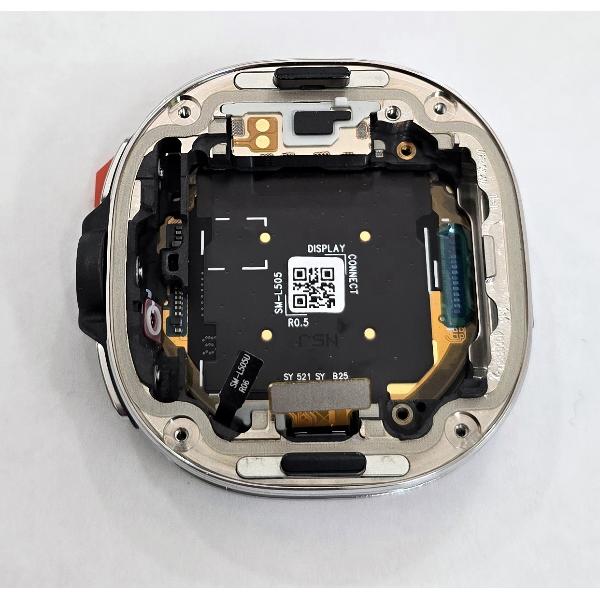 Pantalla lcd para Samsung Galaxy Watch 8 Classic 46MM SM-L505 tactil negro marco plata GH82-37710A Service Pack