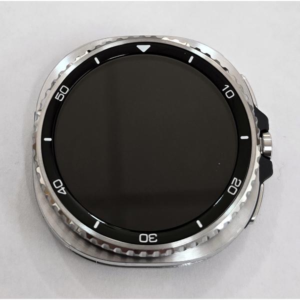 Pantalla lcd para Samsung Galaxy Watch 8 Classic 46MM SM-L505 tactil negro marco plata GH82-37710A Service Pack