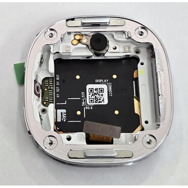 Pantalla lcd para Samsung Galaxy Watch 8 40mm SM-L320 mas tactil negro con marco plata GH82-37682B Service Pack
