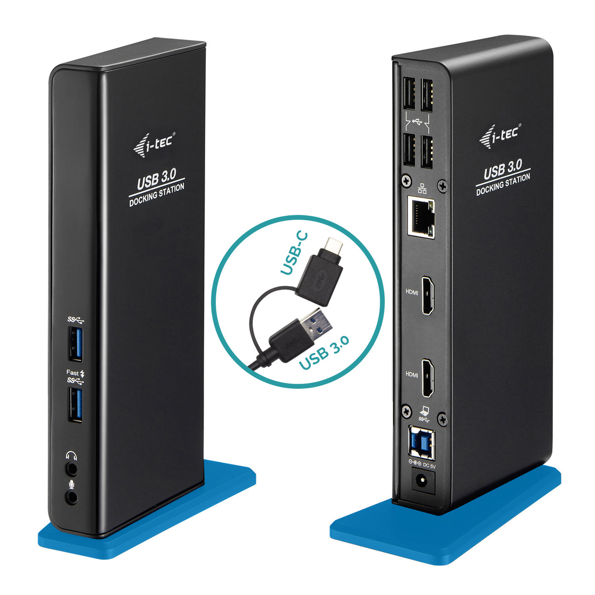 Docking station universal i - tec USB 3.0 - USB - c 2x HDMI