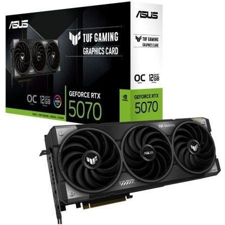 Tarjeta Gráfica Asus TUF Gaming GeForce RTX 5070 OC Edition/ 12GB GDDR7 - PixelPlaza