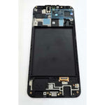 Pantalla lcd para Samsung Galaxy A20 A205 mas tactil negro con marco negro GH82-19571A Service Pack