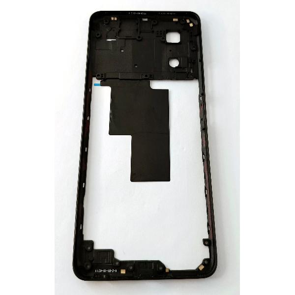 Carcasa o marco central negro para Oppo A58 4G CPH2577