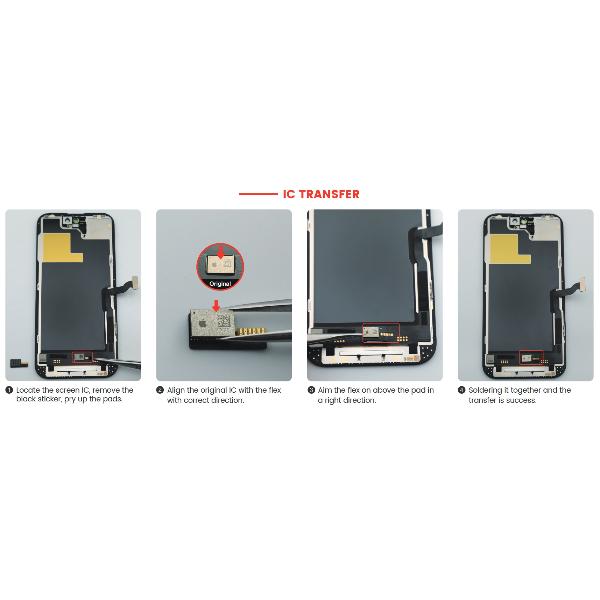 Pantalla LCD INCELL SP FHD para iPhone 14 Pro A2889 A2890 A2891 A2892 A2650 mas Táctil Negro con IC Intercambiable